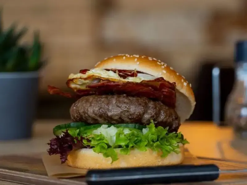 Build Your Own Burger + friet